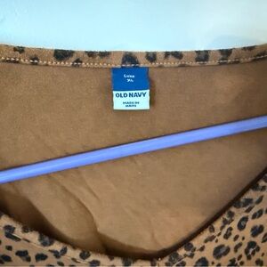 Old Navy Animal Print Blouse
